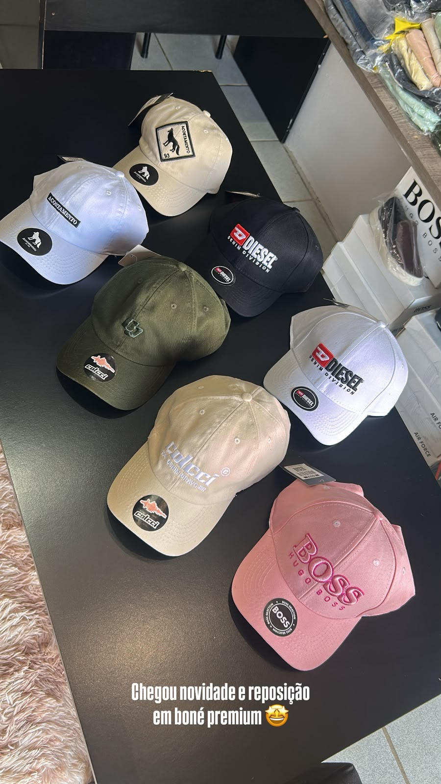 Boné Premium (várias marcas) — Praxedes Griffes